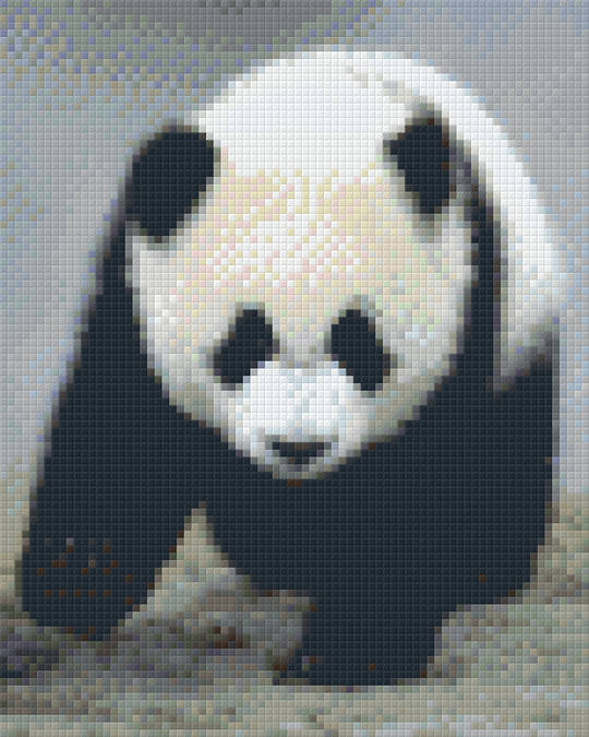 Panda Cub Four [4] Baseplate Pixelhobby Mini Mosaic Art Kit